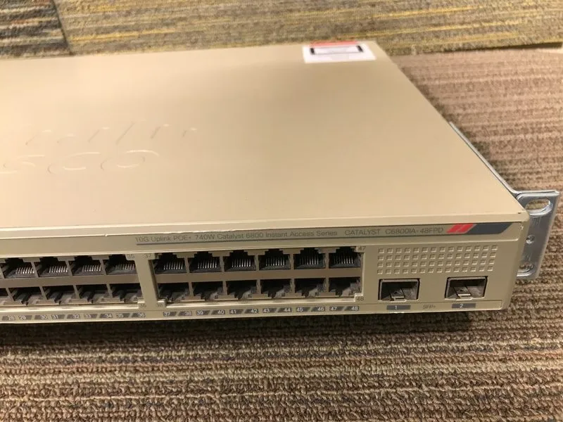 Коммутатор Cisco C6800IA-48FPD 48-Port PoE+ 10G SFP+ Instant Access Switch — фото лота 4