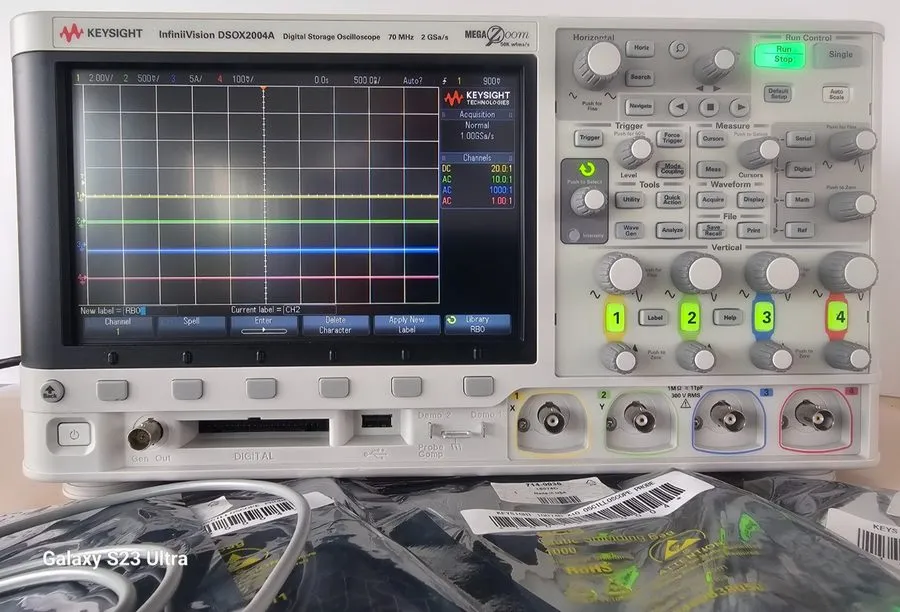 Осциллограф Keysight DSOX2004A: 4 Channel Digital Oscilloscope 70MHz, 4 Probes