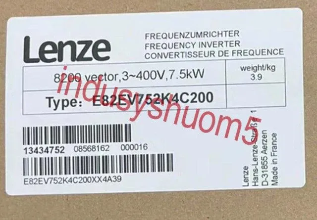 Частотный преобразователь LENZE E82EV752K4C200 Inverter Drive E82EV752_4C200