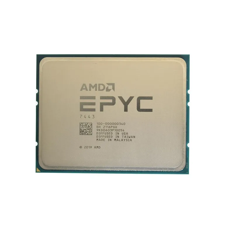 Процессор AMD EPYC 7443 24 Core 2.85GHz 200W CPU Unlocked 100-000000340 Milan 24