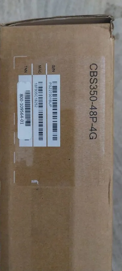 Коммутатор Cisco CBS350-48P-4G 48-Port Gigabit PoE+ Managed Switch 370W 4x SFP