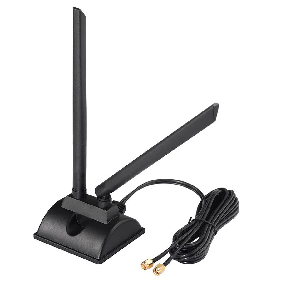 Маршрутизатор 2-Pack 11db 4G 3G LTE Magnetic Antenna SMA для HUAWEI WIFI Router — фото лота 2