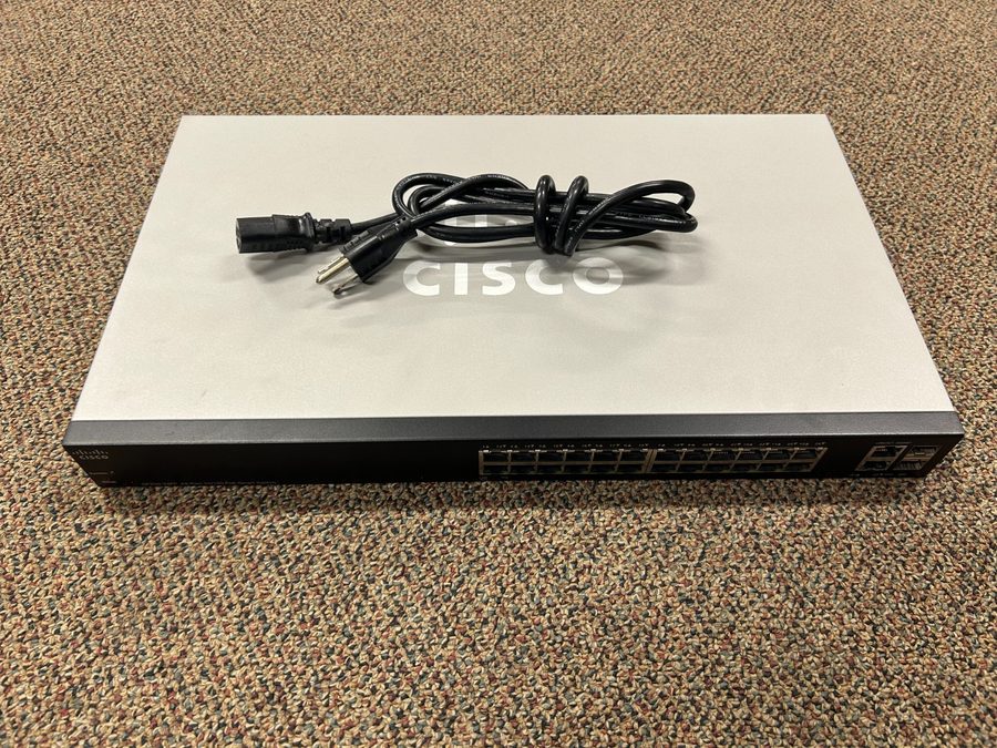 Коммутатор Cisco SF200-24FP Ethernet Switch 24 Ports 10/100Base-TX SF200-24FP-NA