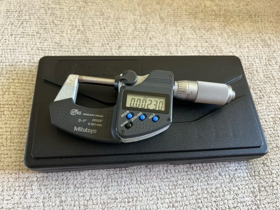 Микрометр Mitutoyo Digital Micrometer 293-348-30 IP65 Coolant Proof 0-1"