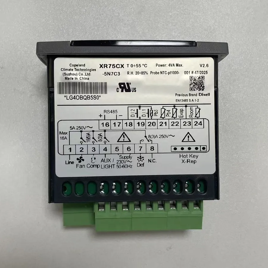 Контроллер Dixell XR75CX-5N7C3 refrigeration controller — фото лота 1