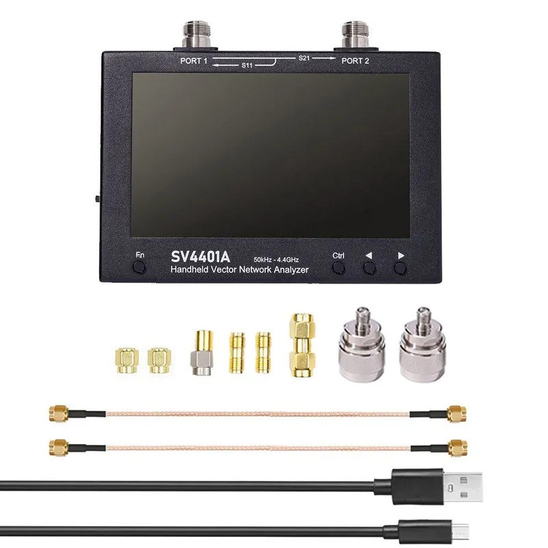 Анализатор цепей SV4401A 50KHz-4.4GHz VNA Vector Network Analyzer 100DB Dynamic