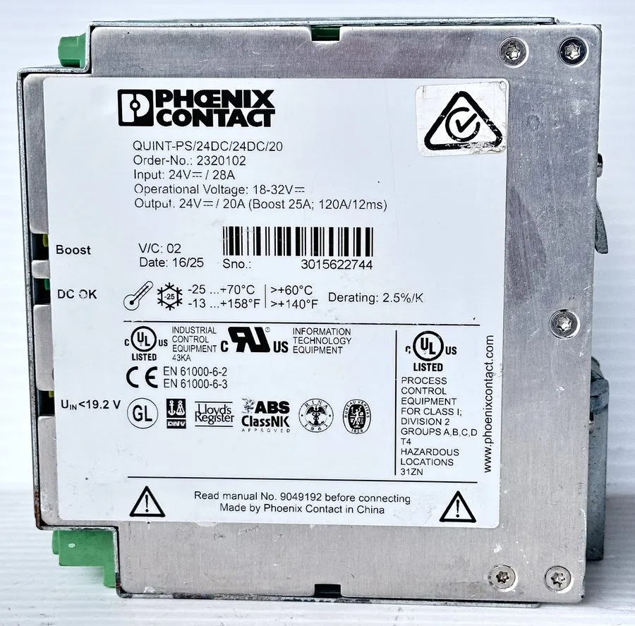 Блок питания Phoenix Contact 2320102 Power Supply QUINT-PS/24DC/24DC/20