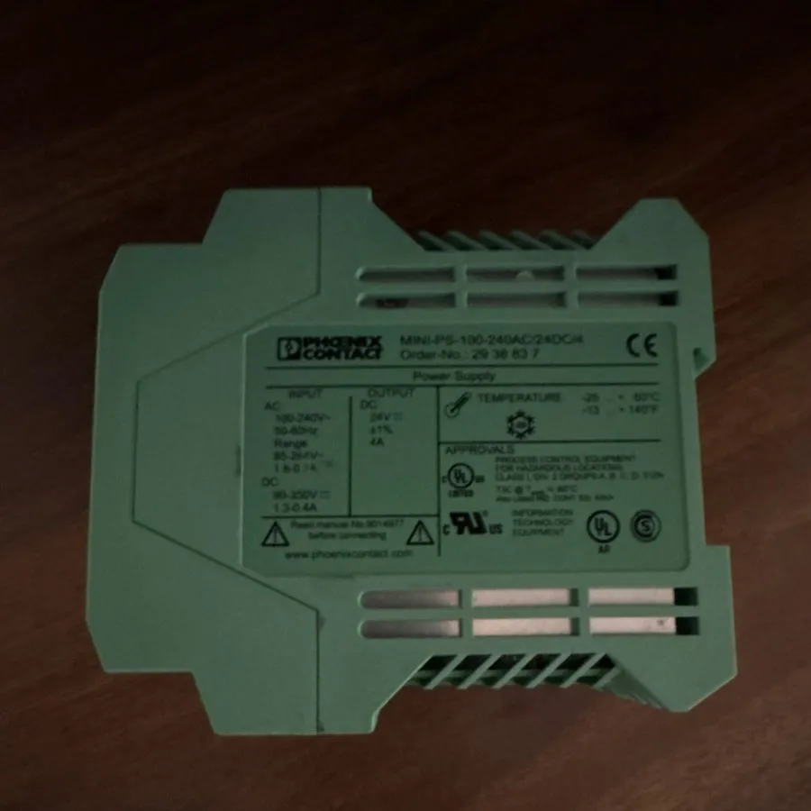 Блок питания Phoenix Contact MINI-PS-100-240AC/24DC/4 DIN Rail Power Supply 29-3 — фото лота 1