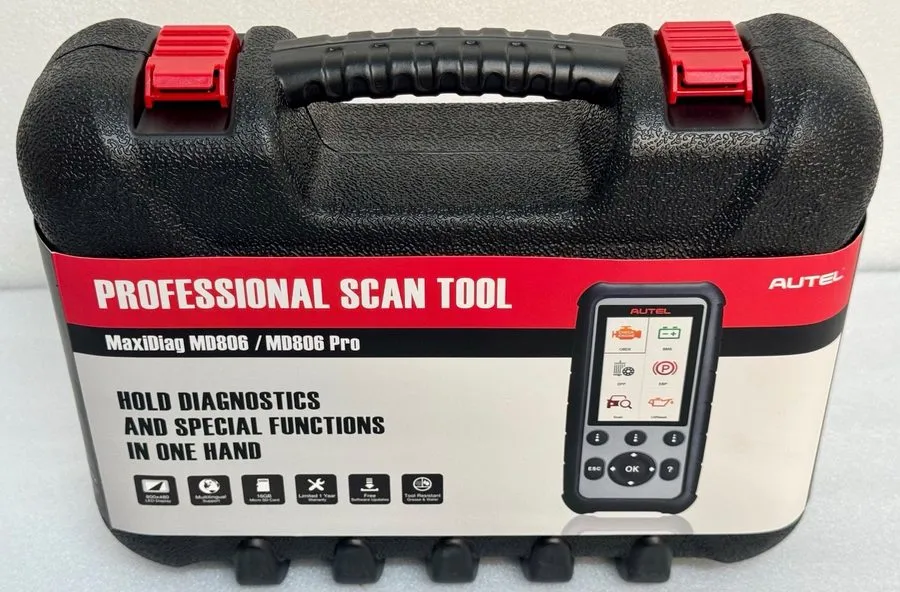 Диагностический сканер Autel MaxiDiag MD806 OBD2 Scanner 4 Systems Diagnostic Sc