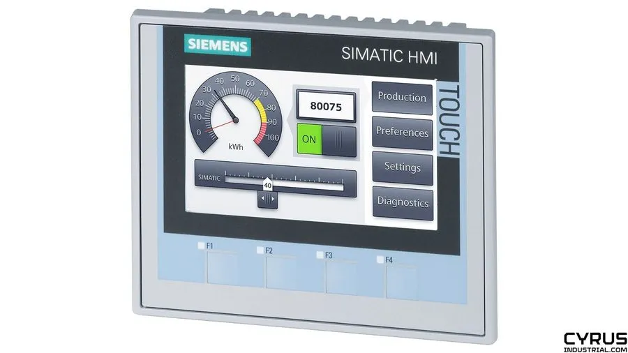 Панель оператора SIEMENS KTP400 Comfort Touch Panel 6AV2124-2DC01-0AX0 6ES7972-0
