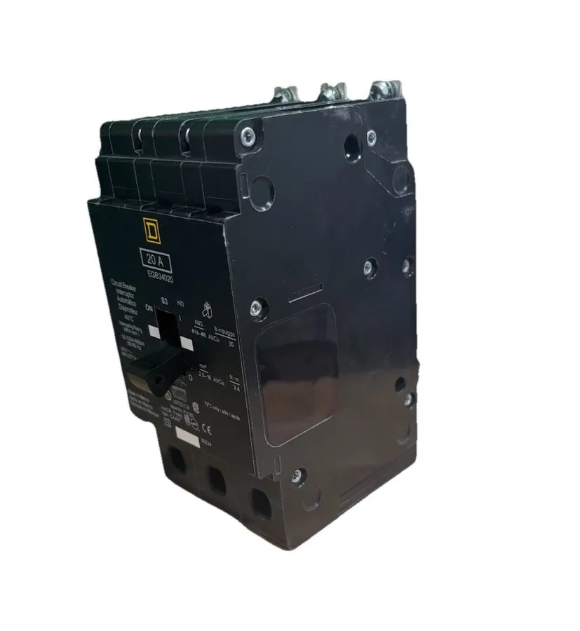 Автоматический выключатель Square D EGB EGB34020LC 3 Pole 20 Amp 480v Circuit Br