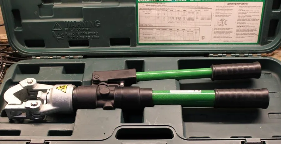 Электрооборудование Greenlee HK12ID Hand Hydraulic Dieless Crimping Tool With Ca
