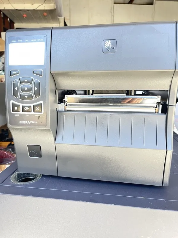 Принтер этикеток Zebra ZT420 203 dpi Thermal Transfer Printer Zebra Firmware Gre — фото лота 1