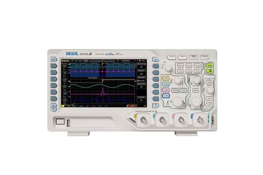 Осциллограф Rigol Digital Oscilloscope DS1054Z 50 MHz 4-Ch 1 GSa/s 24 Mpts 30,00