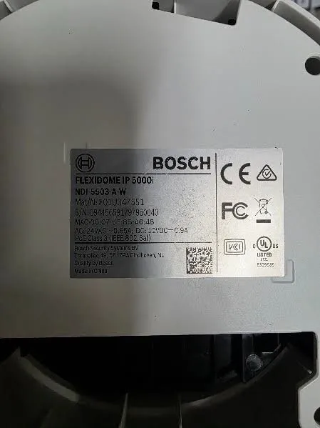 Камера Bosch Dome Camera FLEXIDOME IP 5000i 5MP HDR 3-10mm NDI-5503-A-W