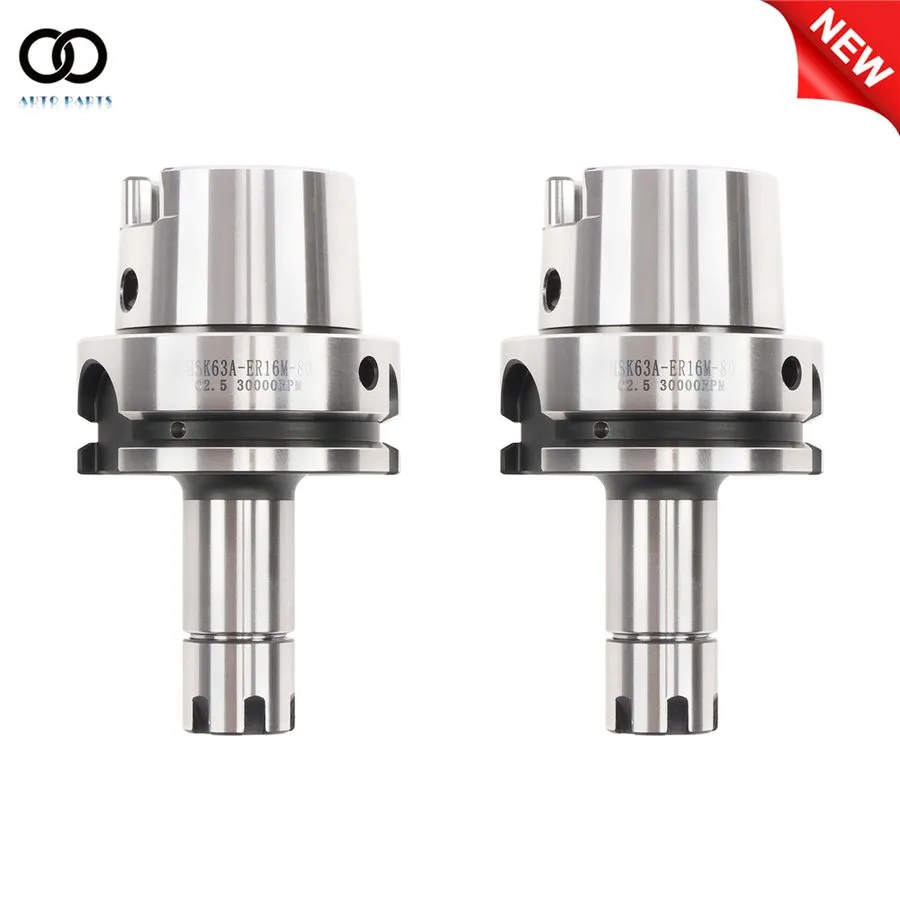 Режущий инструмент HSK63A-ER20-80 Collet Chuck G2.5 25000 RPM High Precision — фото лота 2