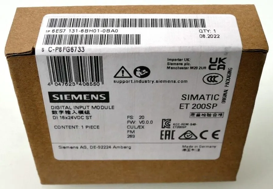 Модуль ввода-вывода Siemens Simatic ET 200SP /6ES7 131-6BH01-0BA0 / DI 16 24VDC