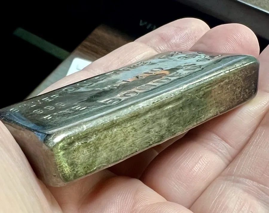 Электронный компонент RARE Quatre Bonded 10.31oz Fine Silver Bar 10-1410 Cascade — фото лота 2
