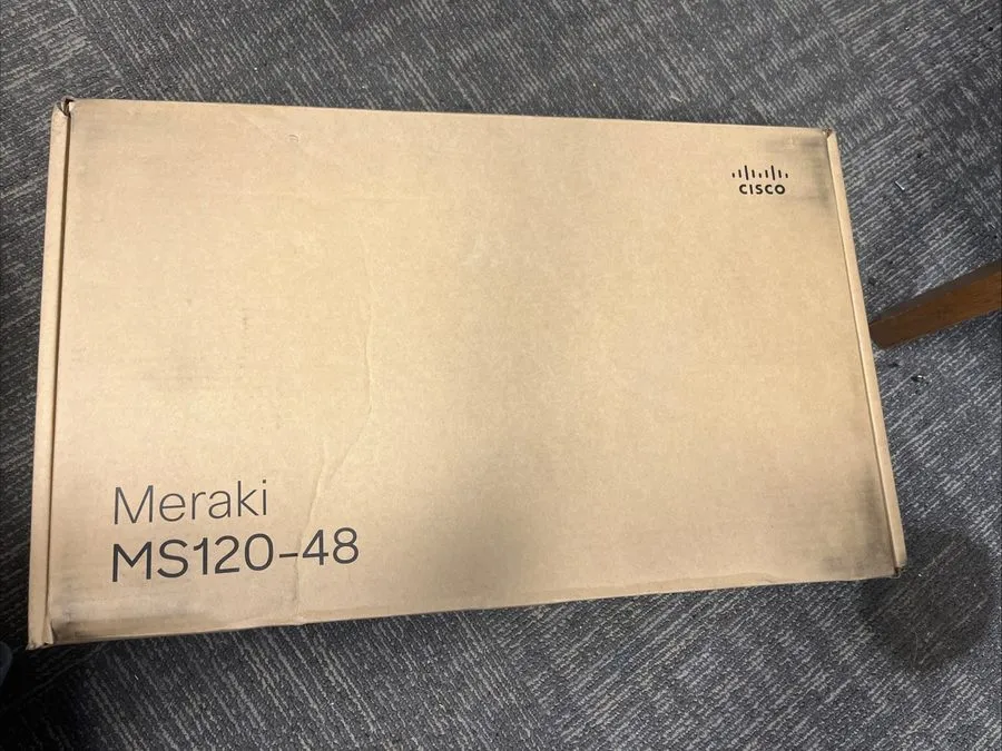 Коммутатор Unclaimed Cisco Meraki MS120-48-HW 48-Port Managed Ethernet Switch NO