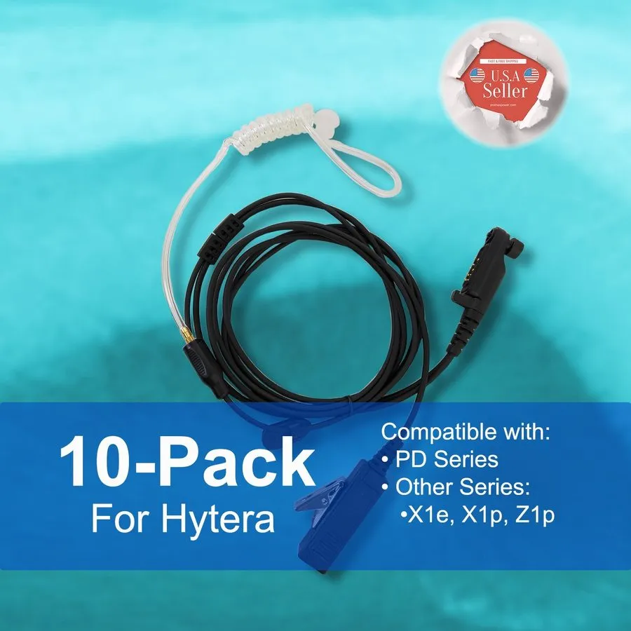 Гарнитура Wholesale 2-Wire Acoustic PTT Earpiece для Hytera Radios PD600, PD602G