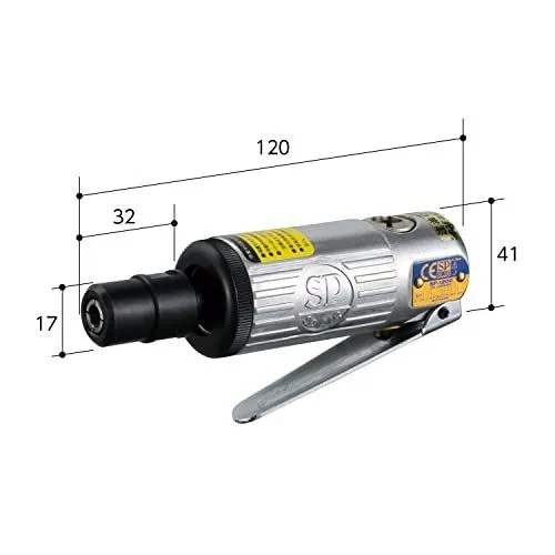 Режущий инструмент SP Air SP Die Grinder Collet Chuck φ6mm SP-1200 — фото лота 1