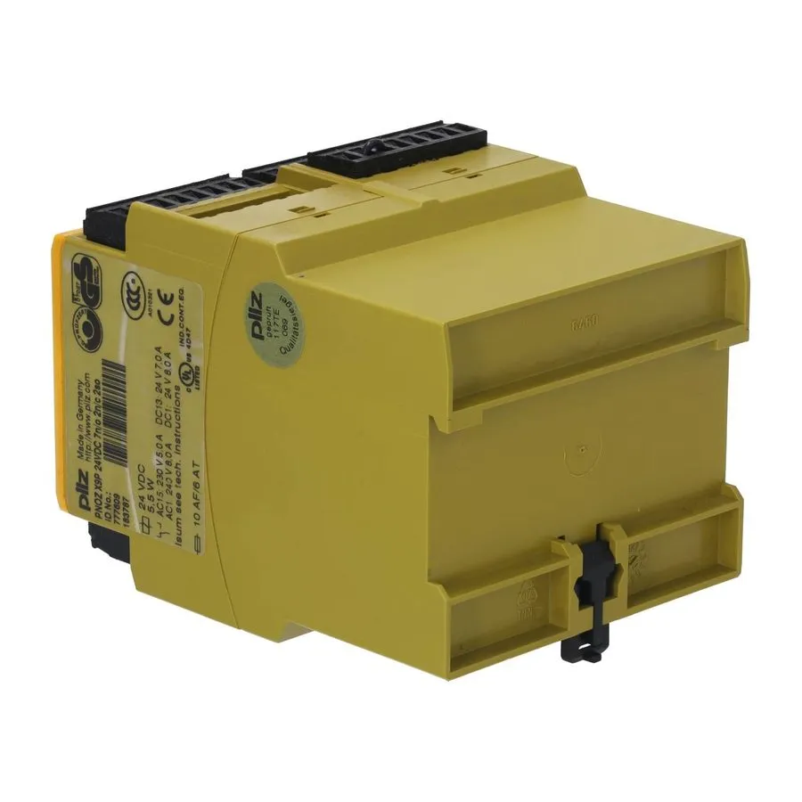 Реле безопасности PILZ 777606 PNOZ X9P Safety Relay 24VDC 100–240VAC 7NO 2NC