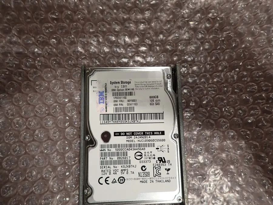 Жёсткий диск IBM 90Y9001 600GB High-Performance 15K 2.5" SAS HDD Internal Hard D — фото лота 2
