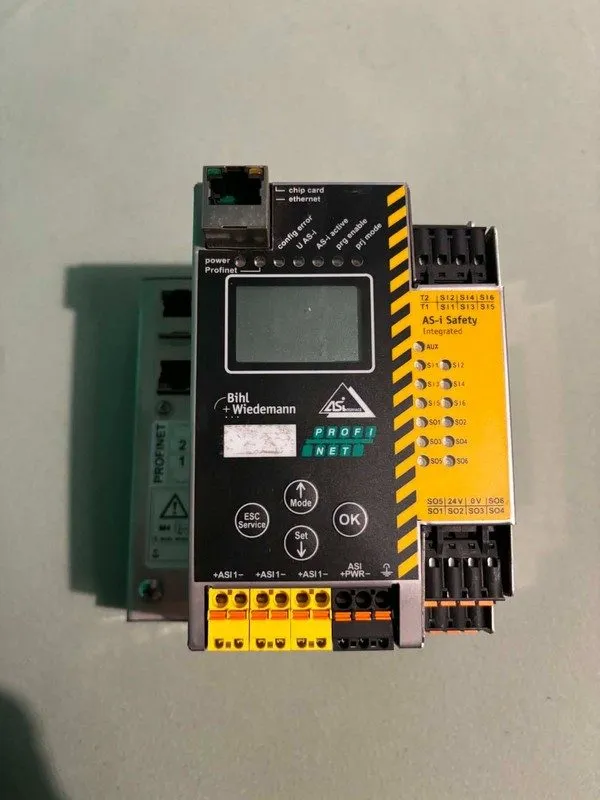 Шлюз полевой шины Bihl+Wiedemann BWU2798 AS-I 3.0 PROFINET Gateway With Safety M