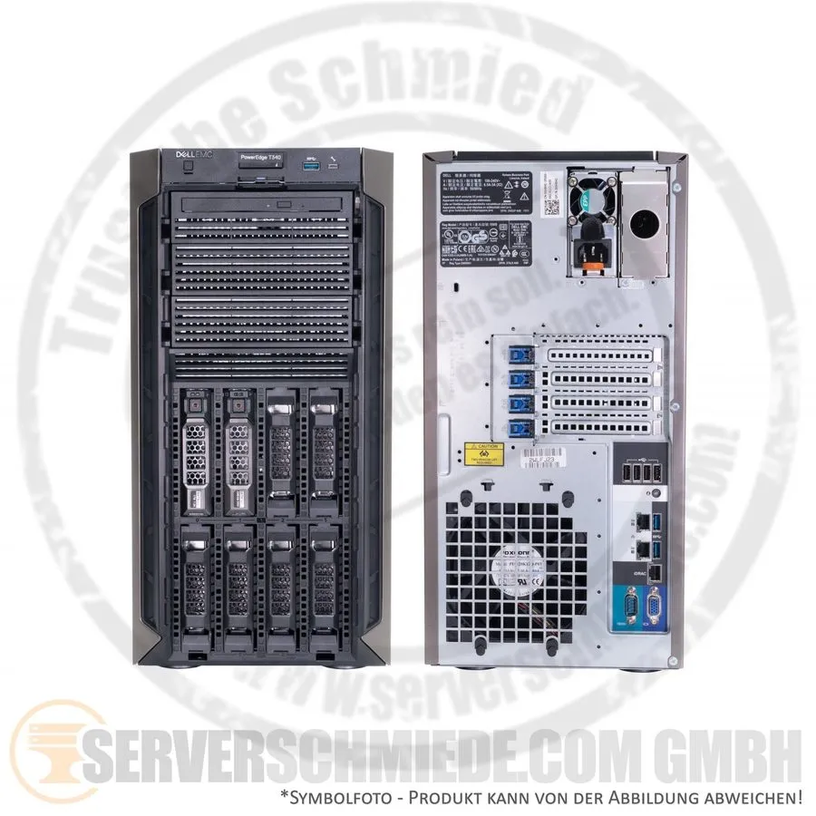 Сервер Dell PowerEdge T340 8x 3.5" LFF Intel XEON E-2200 DDR4 PERC Raid Tower Se