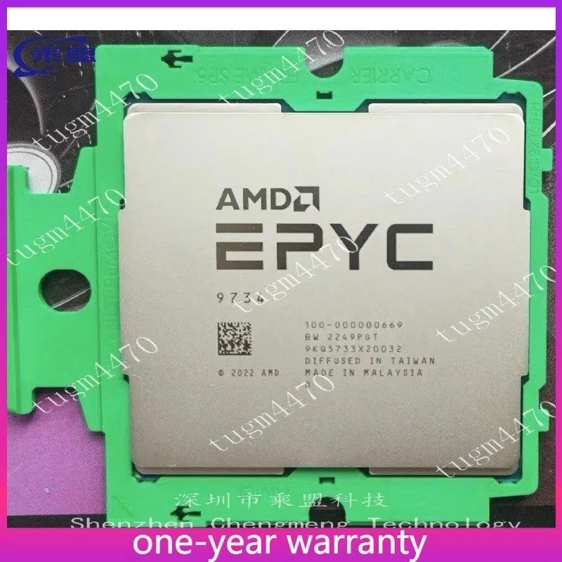 Процессор AMD EPYC 9734 Unlocked CPU Processor 3.0GHz 112 Core 224 Thread SP5 25 — фото лота 1