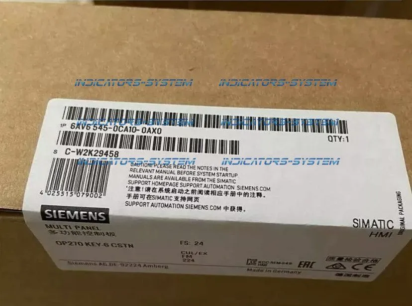 Панель оператора SIEMENS 6AV6545-0CA10-0AX0 HMI TOUCH PANEL