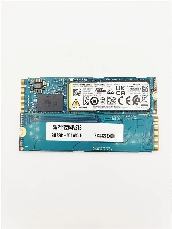 SSD-накопитель KIOXIA 2TB NVMe M.2 SSD PCIe Gen 4x4 KXG70PNV2T04 0YTYK1 98% Heal