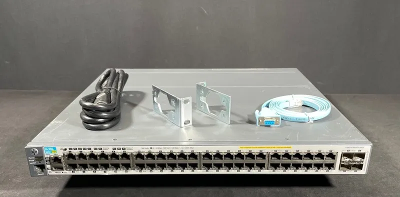 Коммутатор HP ProCurve J9574A E3800 48G-POE+-4SFP 48 Port Switch