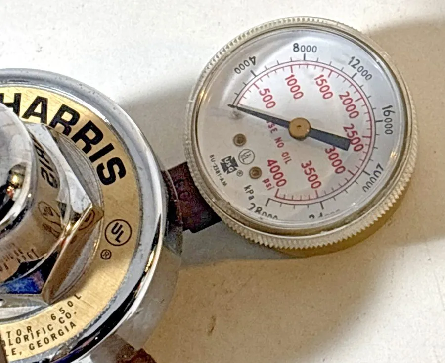 Трубопроводная арматура Harris Single Stage Pressure Regulator 25-500C-580 — фото лота 2