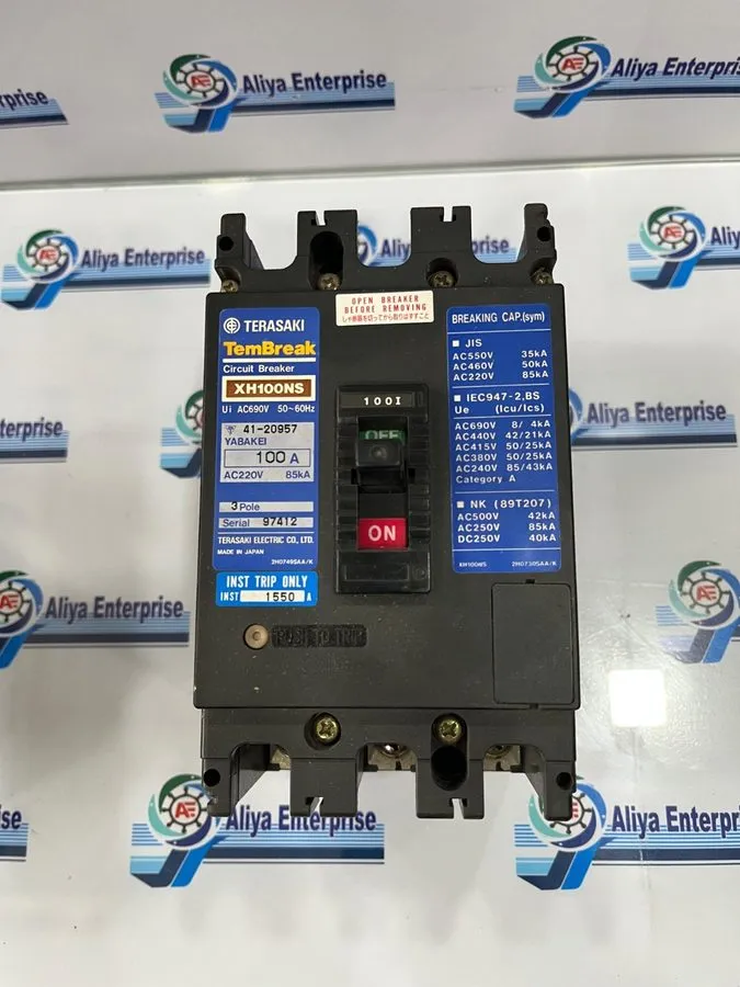 Автоматический выключатель Terasaki XH100NS Molded Case Circuit Breaker 75A 3 Po