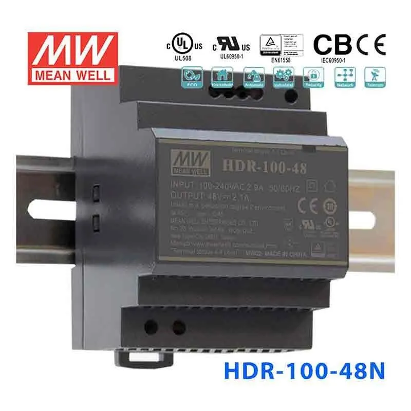 Блок питания HDR-100-48N Slim Step Power Supply 100W 48V DIN Rail