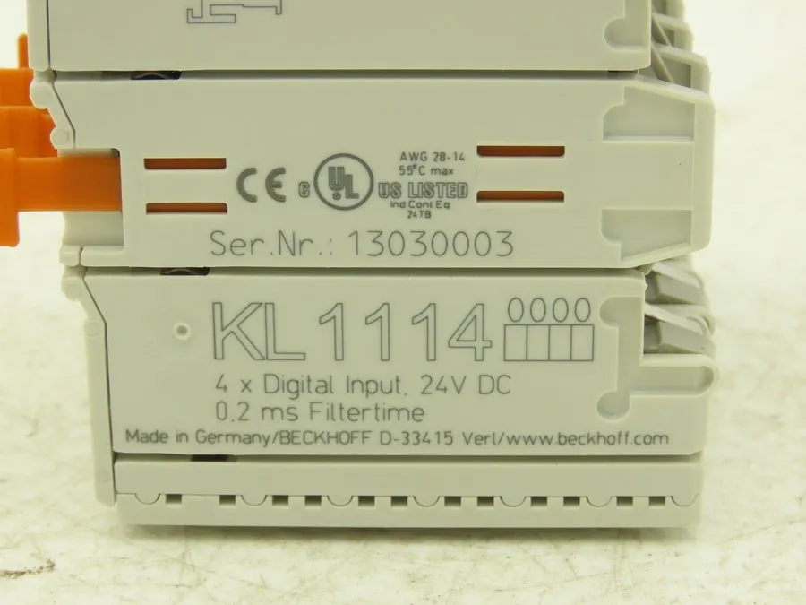 Модуль ввода-вывода Beckhoff KL1114 2-Channel Relay Output Bus Terminal 24VDC