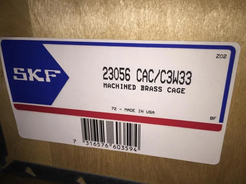 Подшипник SKF 23056 CAC/C08W509 SPHERICAL RADIAL BEARING, STRAIGHT BORE, BRASS C — фото лота 2
