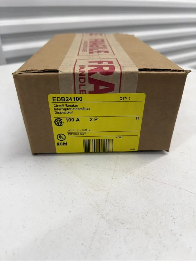 Автоматический выключатель EDB24100 Square D Miniature Circuit Breaker 2-Pole 48