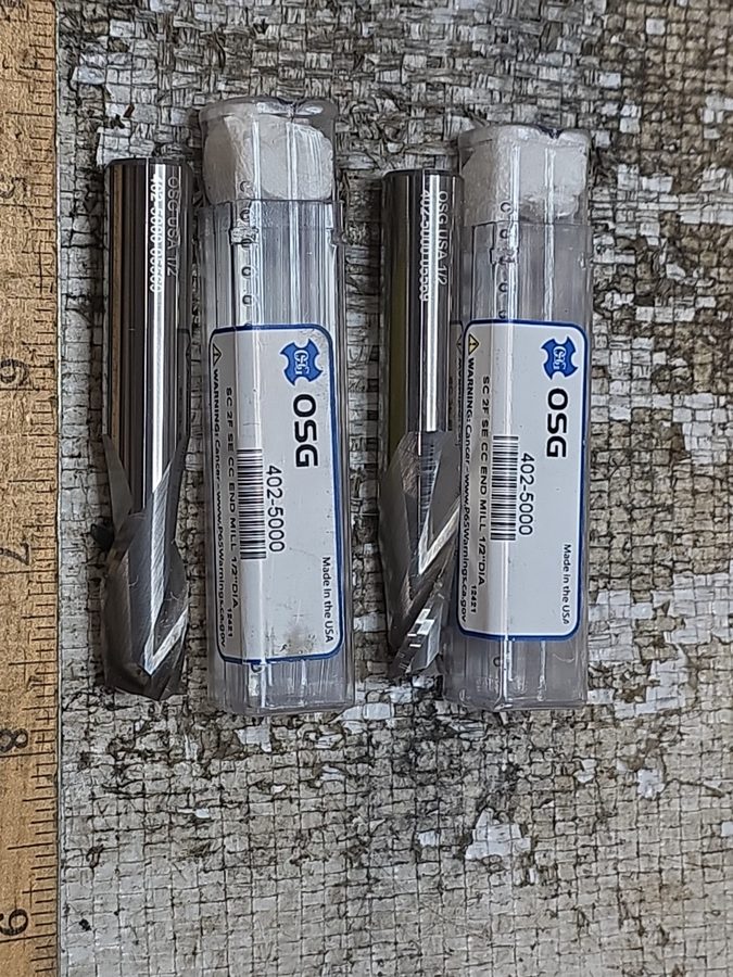 Режущий инструмент QUALITY CARBIDE 1/2" DIAMETER CARBIDE END MILL 402-5000 2 FL