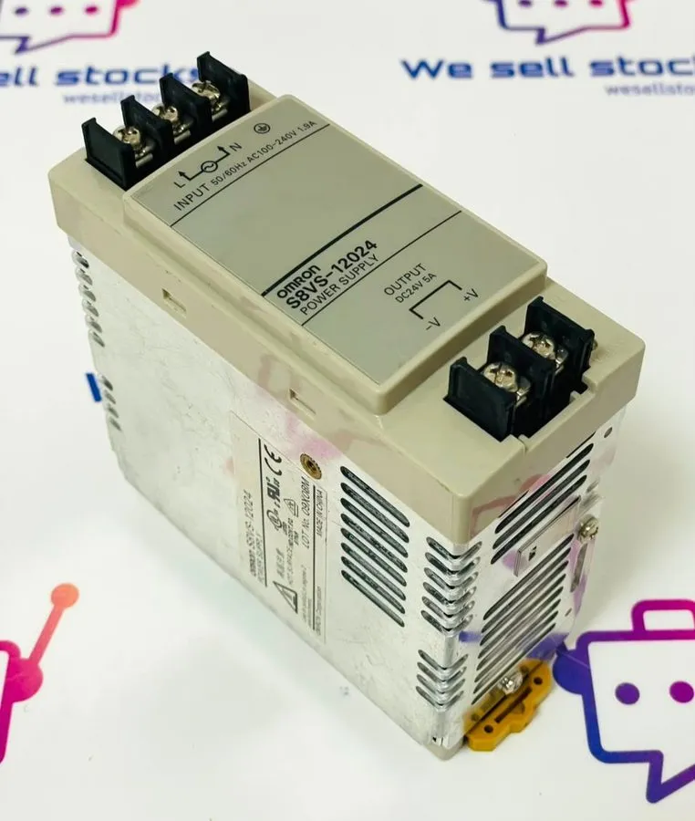 Блок питания Omron S8VS S8VS-12024 DIN Rail Power Supply 24VDC 5A 120W 100-240VA