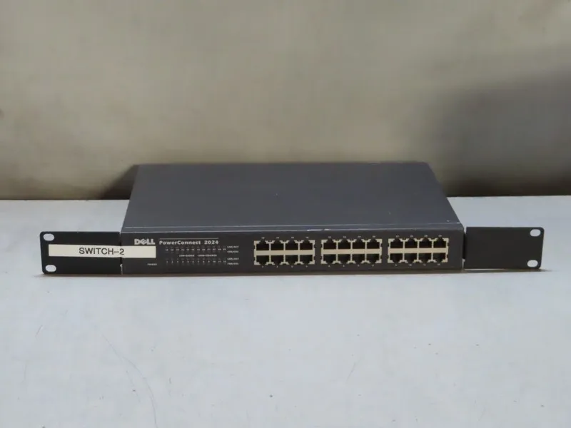 Коммутатор Dell PowerConnect 2024, 24-Port RJ-45, 10/100 Unmanaged Ethernet SWIT