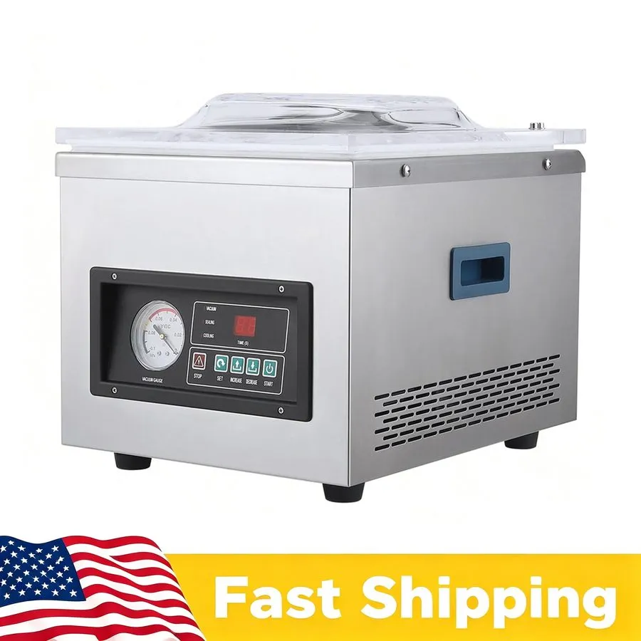 Вакуумный упаковщик VEVOR DZ-260A Chamber Vacuum Sealer 6.5cbm/h Pump 260W Food  — фото лота 2