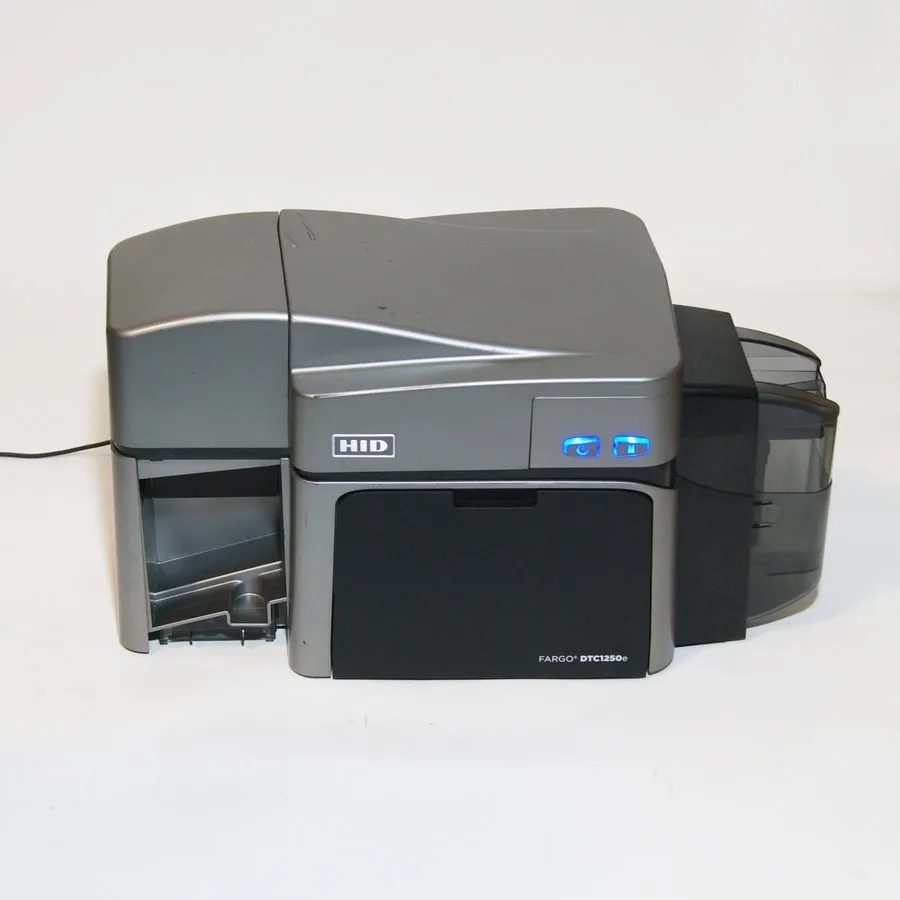Принтер этикеток Fargo DTC1250e Dual Sided ID Card Printer & Complete Supplies P — фото лота 2