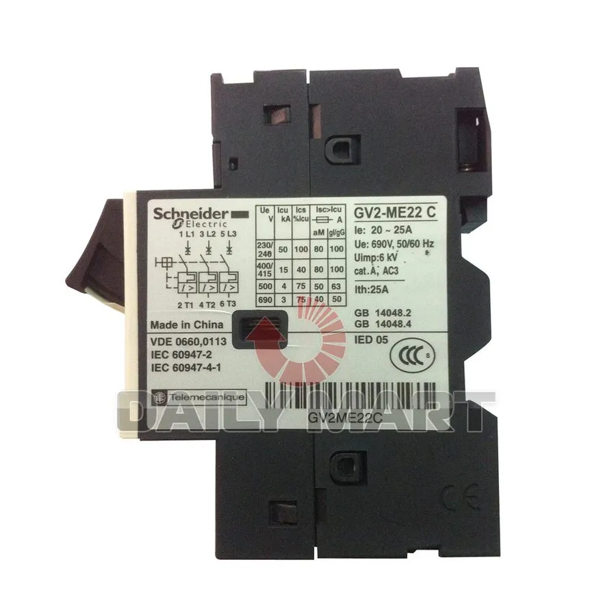 Автоматический выключатель Schneider Motor Circuit Breaker GV2ME22 20 25 A 3POLE