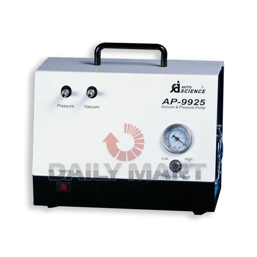 Насос 220V Handheld Lab Oil Free Diaphragm Vacuum Pump Ap-9925 25L/M Pressure Ad