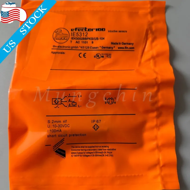 Датчик приближения для IFM IE5312 IEK3002BBPKG/US-104 PNP 4Pins Inductive Proxim