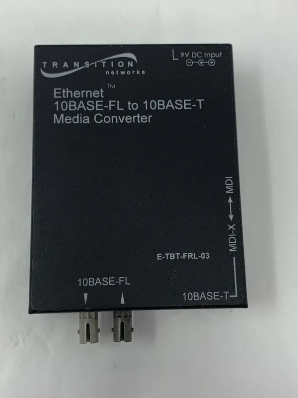 Медиаконвертер Transition Networks SEPOE1013-180 10Base-FL to 10Base-T PoE Media — фото лота 1