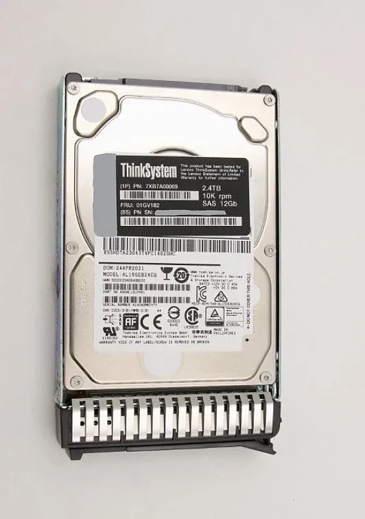 Жёсткий диск NewLenovo 01GV182 2.4TB 10K SAS 12Gb/s 2.5" 512e SED HDD 7XB7A00070 — фото лота 1