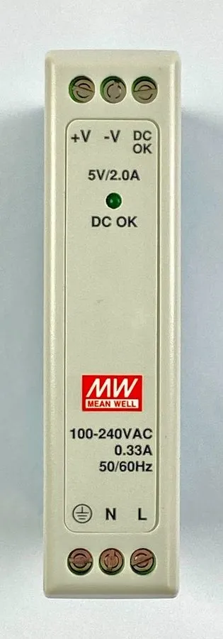 Блок питания Mean Well MDR-10-5 DIN Rail Power Supply 10W 5V 2A 100-240VAC AC-DC